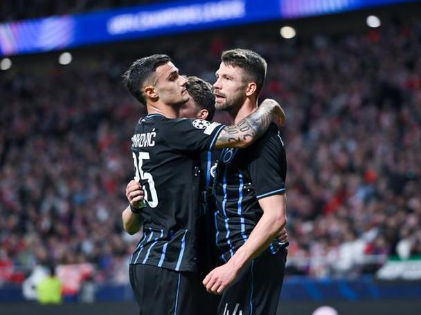 帽子戏法先生！瑟尔洛特获评马竞对阵布鲁日最佳