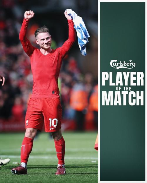 麦卡利斯特绝杀森林,被英超官方评选为全场最佳球员